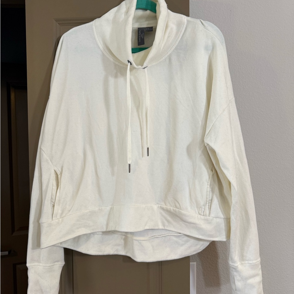 Sweaty Betty Cream Pullover Hoodie